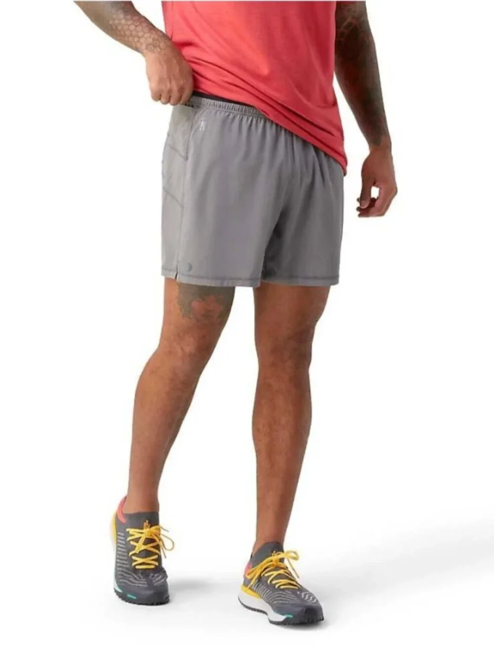 Smartwool Active Lined 5” Shorts Carnival Horizon Print Merino Liner Men’s Large